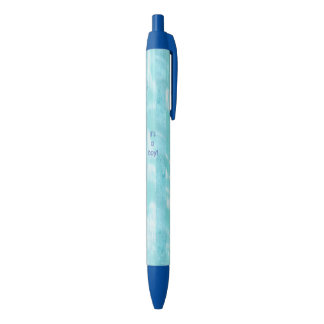 Stylo Bleu C'est un garçon, Light Blue Abstrait Pens Annonce