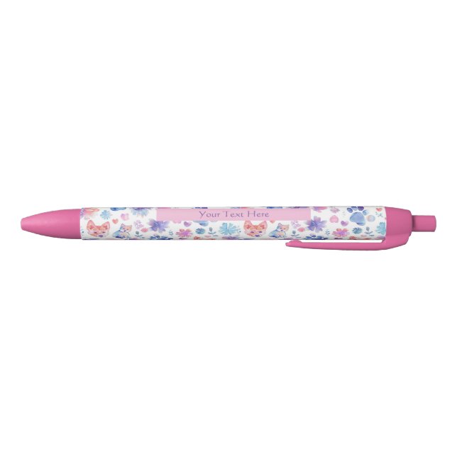Stylo Bleu Chiot personnalisé adorable (Bas)