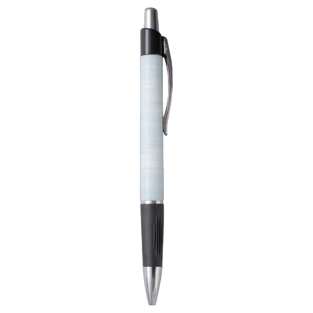 Stylo Bleu Clair Lin Faux (Bas (Vertical))