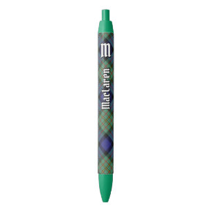 Stylo Bleu Clan MacLaren Tartan