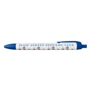 Stylo Bleu Club de natation synchronisée Entraîneur de piscin