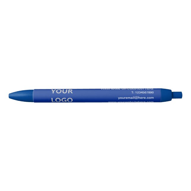 Stylo Bleu Concevez votre propre entreprise Promotionnels Sty (Devant)