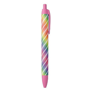Stylo Bleu Couleurs arc-en-ciel bleu Modèle bleu violet vert