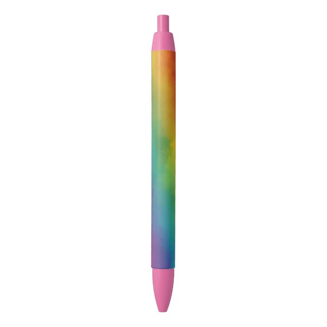 Stylo Bleu Couleurs Arc-en-ciel Tendances Modèle Coloré Moder (devant Vertical)