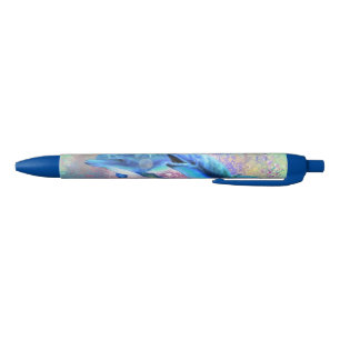 Stylo Bleu Couple dauphin - Beau