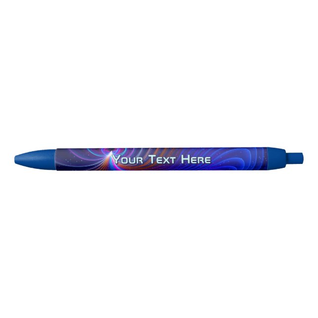 Stylo Bleu Courbure (Devant)