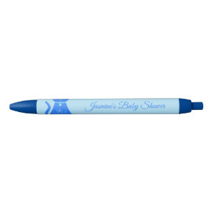 Stylo Bleu Cute Blue Baby Boy Chat Baby shower personnalisé