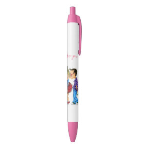 Stylo Bleu Cute Romantic Couple Love - Valentine's Day Kiss