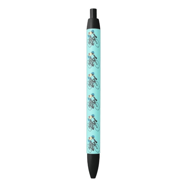 Stylo Bleu Cycliste n° 3 (devant Vertical)