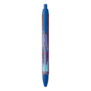 Stylo bleu de tuyaux d'organe