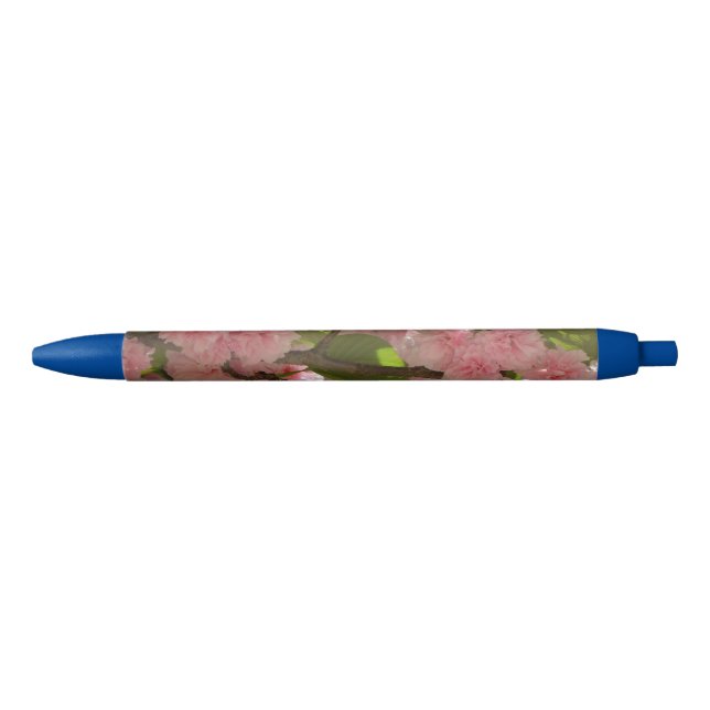 Stylo Bleu Double floraison cerisier III printemps fleuri (Devant)