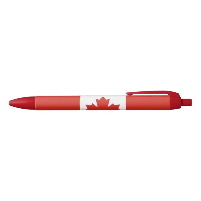 Stylo Bleu Drapeau canadien patriotique (Haut)
