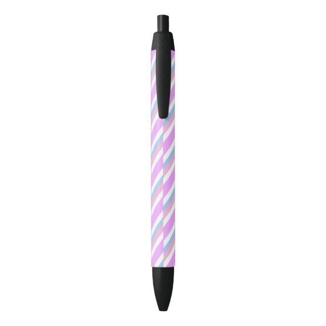 Stylo Bleu Drapeau de fierté intersexe (Dos (Vertical))