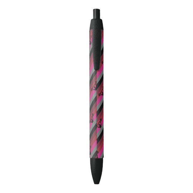 STYLO BLEU DRAPEAU DE FIERTE MUSCULAIRE (Dos (Vertical))