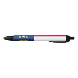 Stylo Bleu Drapeau de l'État de Caroline du Nord