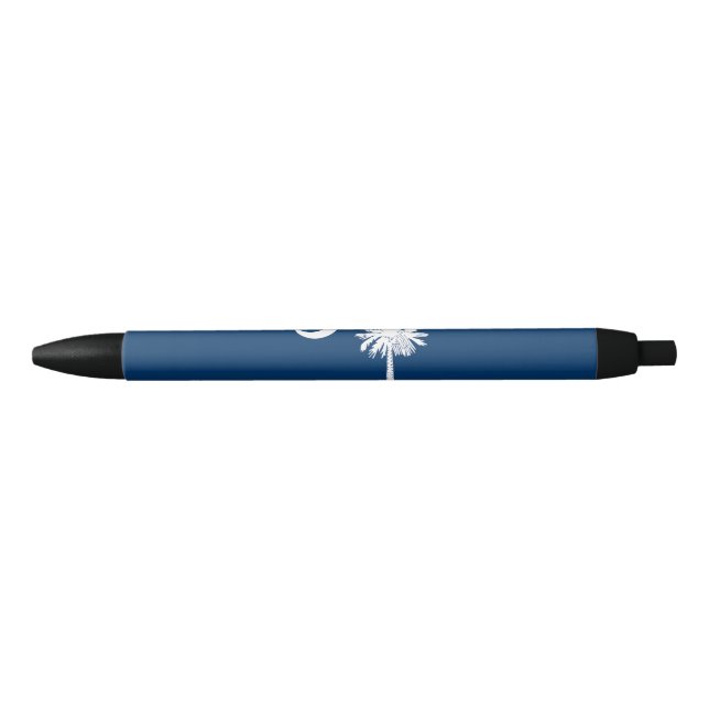 Stylo Bleu Drapeau de l'État de Caroline du Sud (Devant)