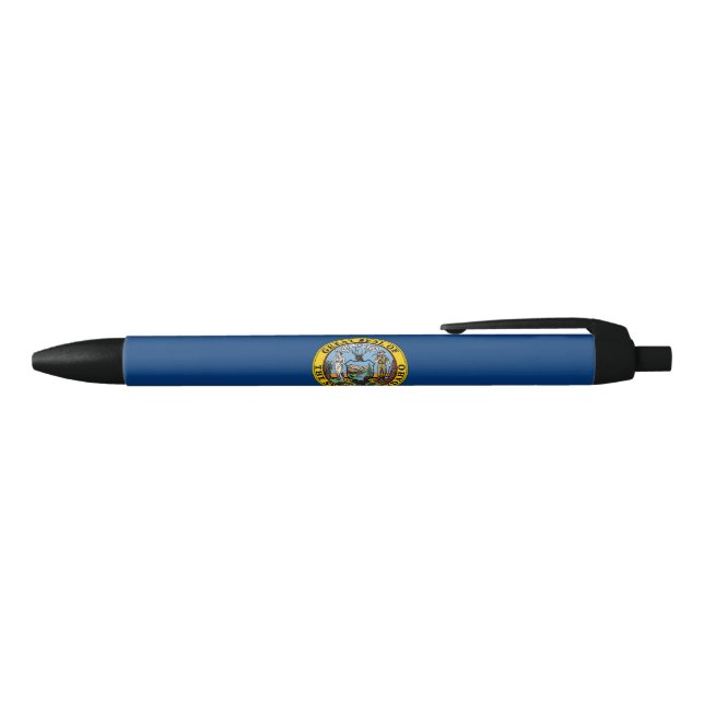 Stylo Bleu Drapeau de l'État de l'Idaho (Haut)