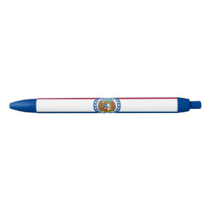 Stylo Bleu Drapeau de l'État du Missouri