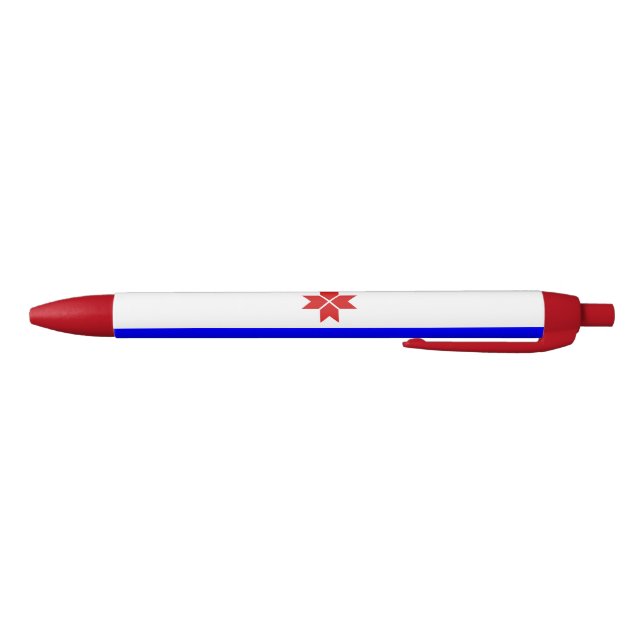 Stylo Bleu Drapeau de Mordovie (Bas)