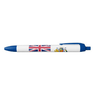 Stylo Bleu Drapeau du Territoire antarctique britannique
