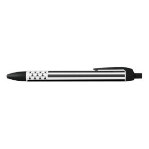 Stylo Bleu Drapeau patriotique de Bretagne