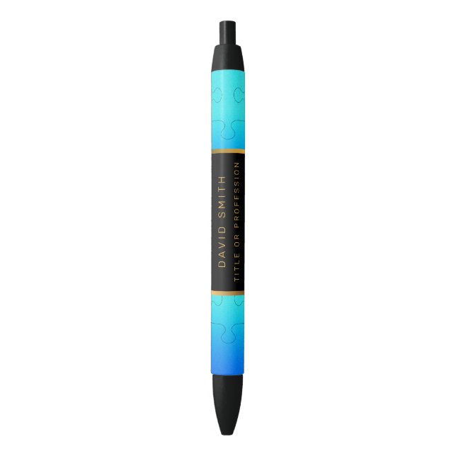 Stylo Bleu Élégant Royal Blue Metal (devant Vertical)