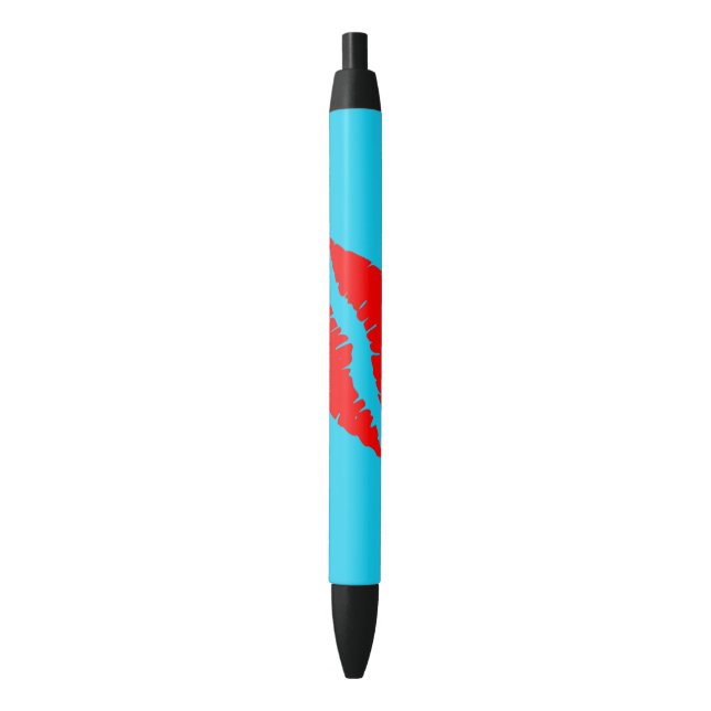 Stylo Bleu Embrasse-moi (devant Vertical)