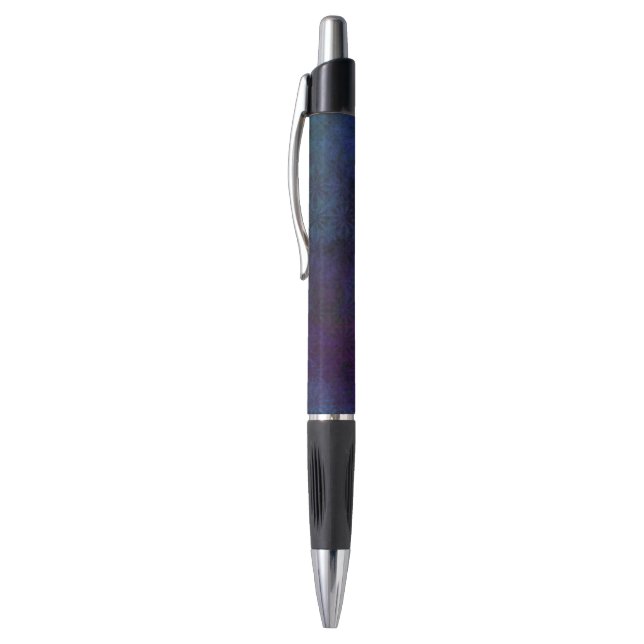 Stylo Bleu et violet Abstrait, Art numérique Grungy (Haut (Vertical))