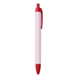 Stylo Bleu F & L En vichy rose