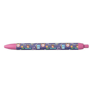 Stylo Bleu Fournitures scolaires amusantes Retour au Motif sc