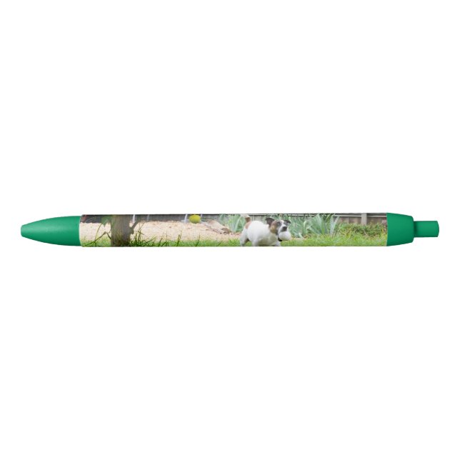 Stylo Bleu Fox Terrier Funny Scare Face (Devant)