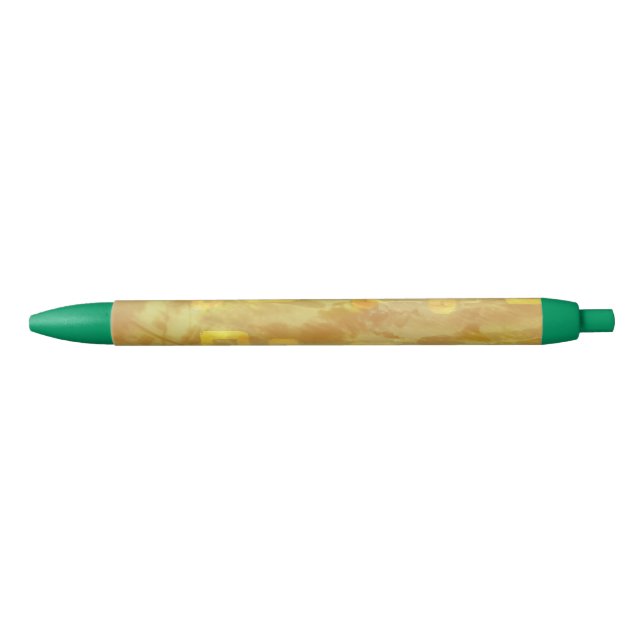 Stylo Bleu Fun Festive Modern Chic Yellow Geometric (Devant)