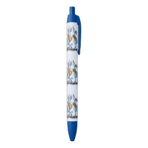 Stylo Bleu Funny Romantic Mouse Band - Dessin animal de dessi