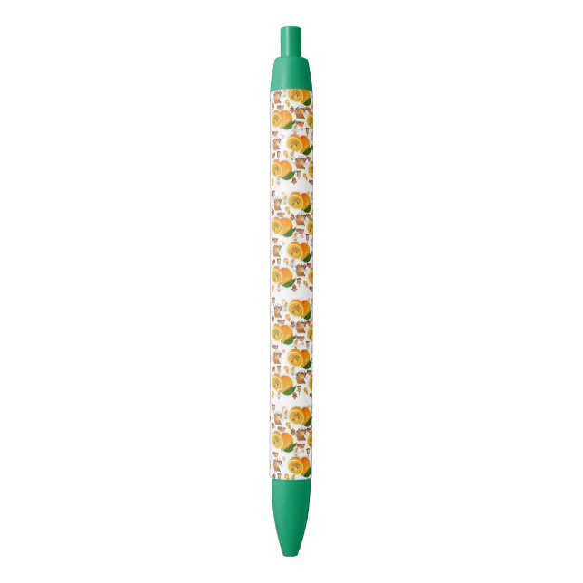 Stylo Bleu Gâteau d'oranges Fée Voitures Bon Anniversaire Sty (devant Vertical)
