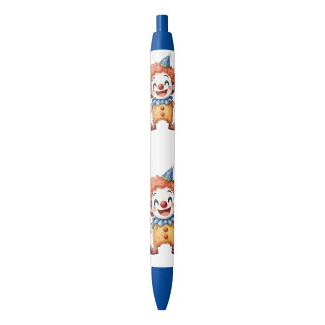 Stylo Bleu Humour de cirque clownesque (devant Vertical)