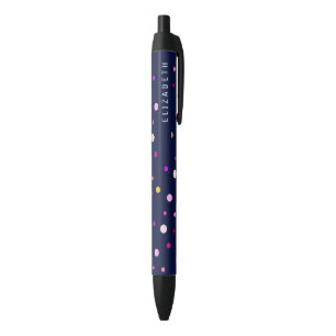 Stylo Bleu Joli pois de Poppin personnalisé