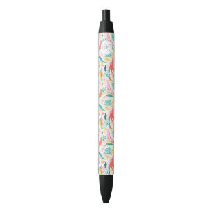 Stylo Bleu Joli Singe animal de la jungle de couleur initiale