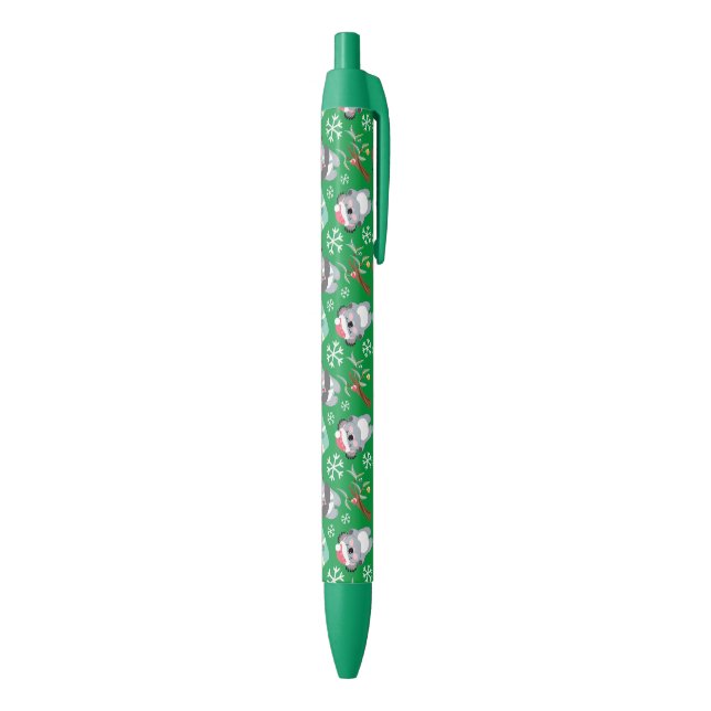 Stylo Bleu Jolie Noël Koala (Bas (Vertical))