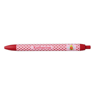 Stylo Bleu Jolie Valentines Jour Abeille Personnalisée