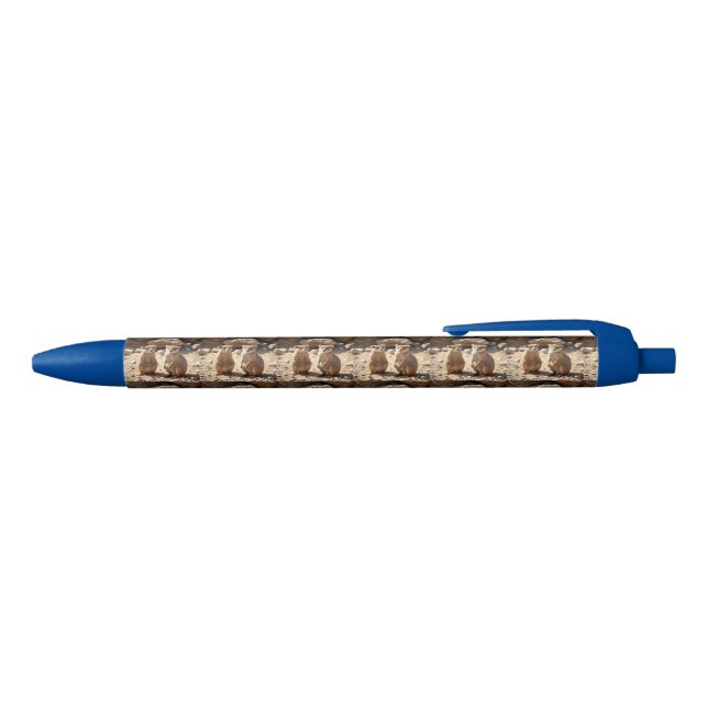 Stylo Bleu Jumeaux Quokka australiens (Haut)