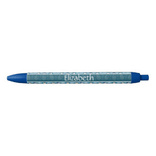 Stylo Bleu La conception mignonne de pingouins d'hiver