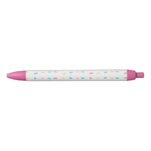 Stylo Bleu Lignes motifs