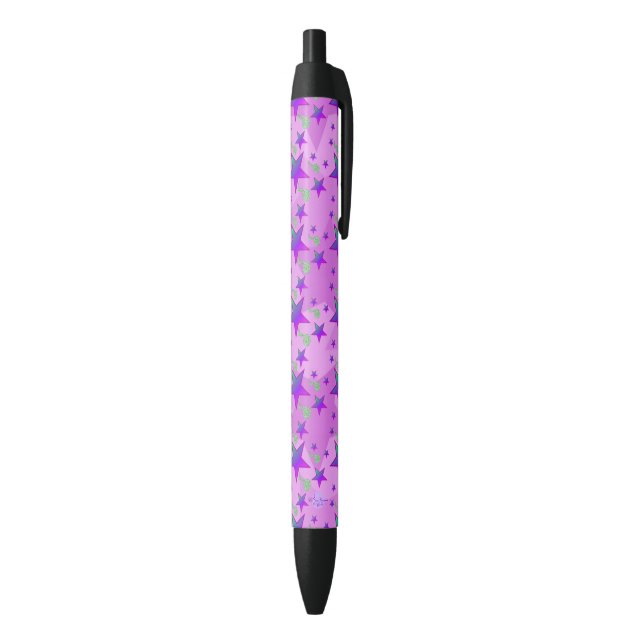 Stylo Bleu Lullabe de la lumière d'étoile violette (Bas (Vertical))