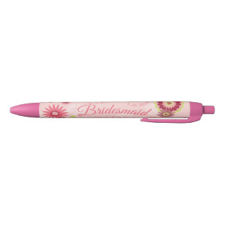 Stylo Bleu Mariage personnalisé Favoriser la florale plutôt r