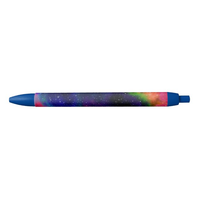 Stylo Bleu Mariage Sci-Fi Galactique (Devant)