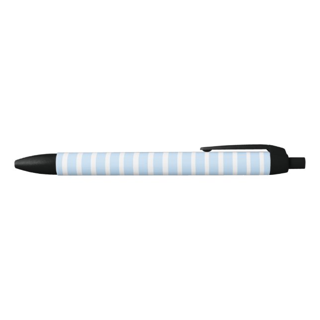 Stylo Bleu Minces Rayures Bleu Clair (Haut)