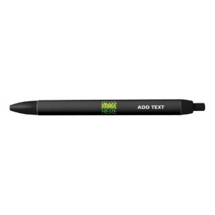 STYLO BLEU MODELE DE TEXTE D'IMAGE NOIRE SIMPLE ET MODIFIABLE