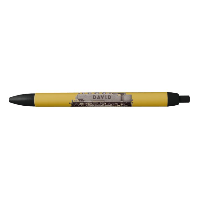 Stylo Bleu Modèle de train personnalisé (Devant)