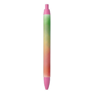 Stylo Bleu Modèle tendance coloré rose rouge orange jaune