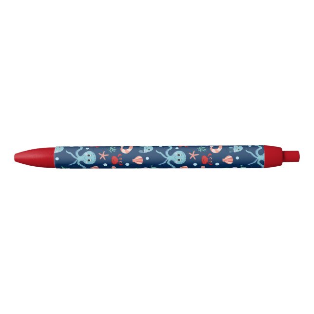 Stylo Bleu Monde marin (Devant)